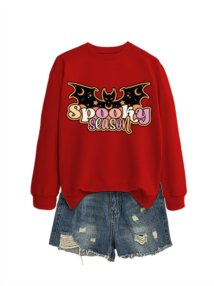 Kvinnors sweatshirt med kreativ Halloween-design Mirla-Eva Jonsson