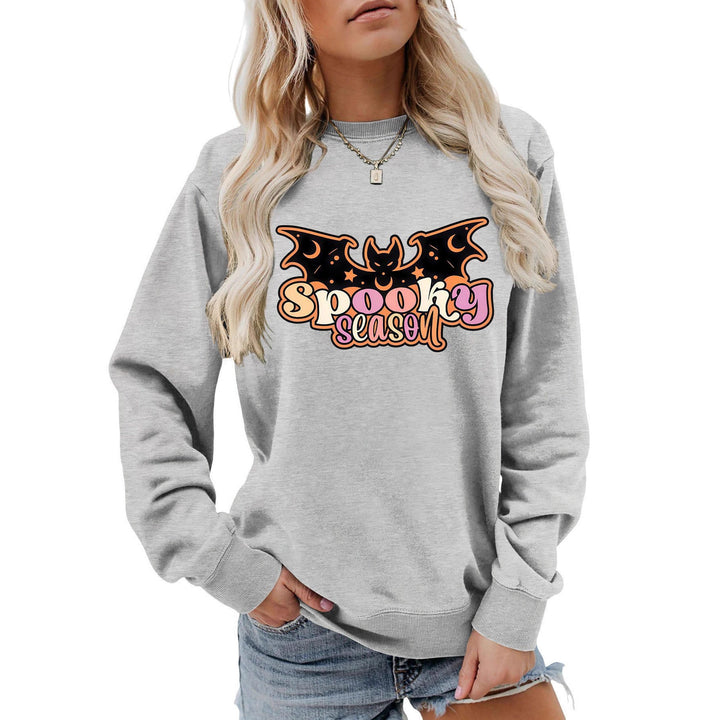 Kvinnors sweatshirt med kreativ Halloween-design Mirla-Eva Jonsson