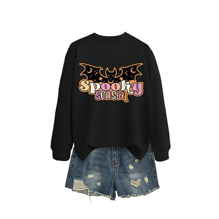 Kvinnors sweatshirt med kreativ Halloween-design Mirla-Eva Jonsson