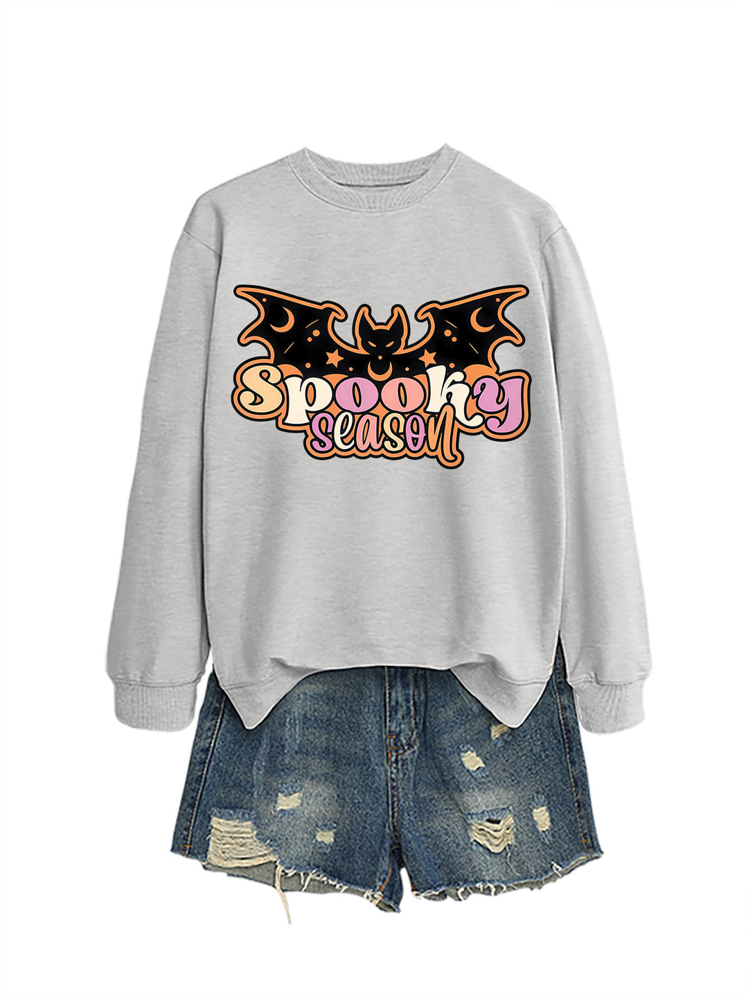Kvinnors sweatshirt med kreativ Halloween-design Mirla-Eva Jonsson