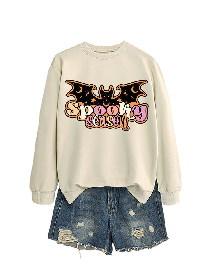 Kvinnors sweatshirt med kreativ Halloween-design Mirla-Eva Jonsson