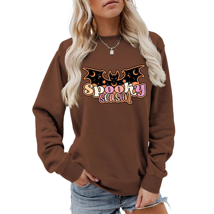 Kvinnors sweatshirt med kreativ Halloween-design Mirla-Eva Jonsson