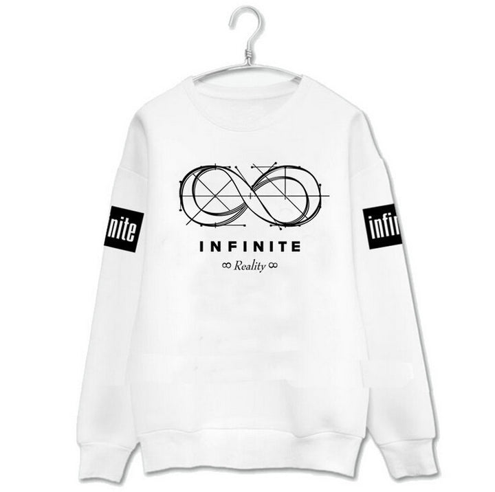 Kvinnors sweatshirt med kreativ oändlighetsloopdesign och bekväm passform Mirla-Eva Jonsson