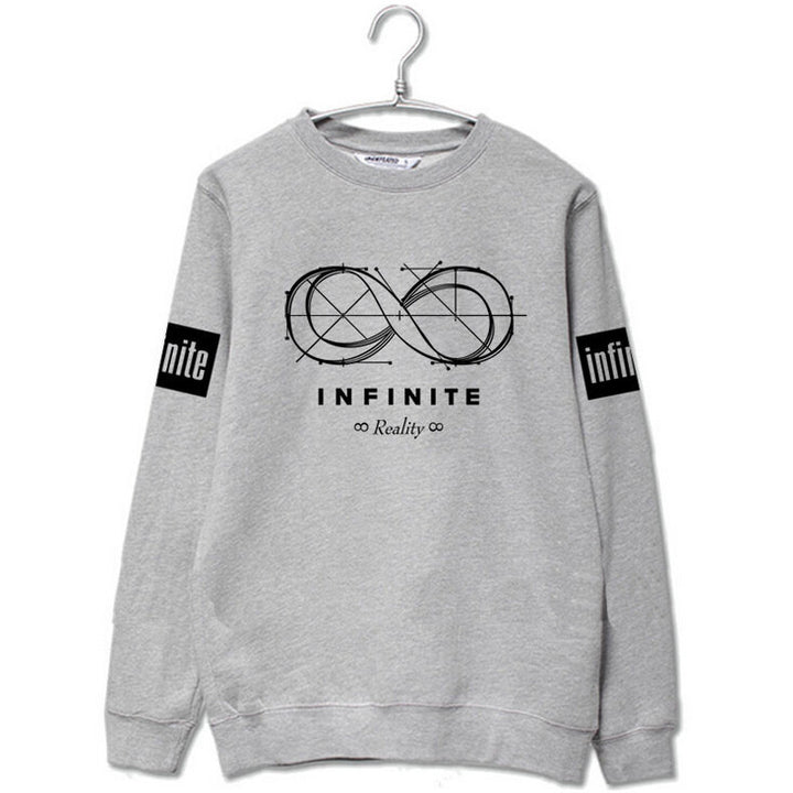Kvinnors sweatshirt med kreativ oändlighetsloopdesign och bekväm passform Mirla-Eva Jonsson