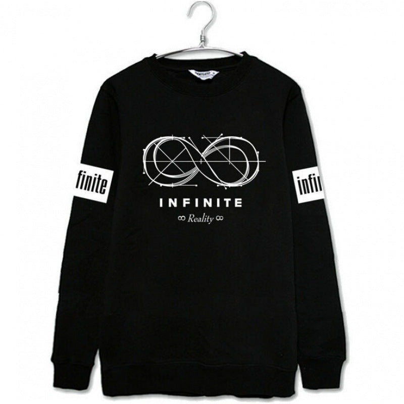 Kvinnors sweatshirt med kreativ oändlighetsloopdesign och bekväm passform Mirla-Eva Jonsson