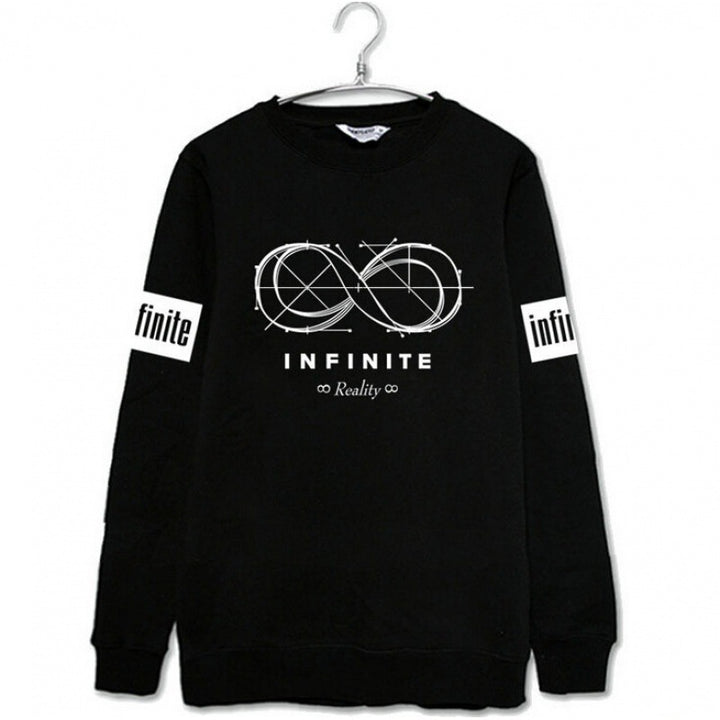 Kvinnors sweatshirt med kreativ oändlighetsloopdesign och bekväm passform Mirla-Eva Jonsson