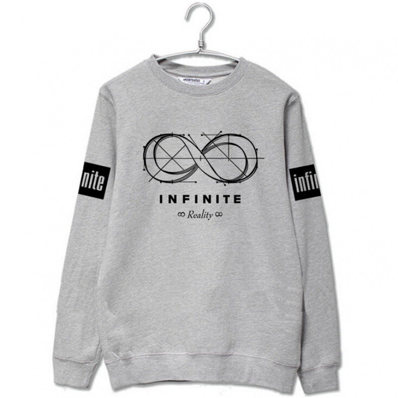 Kvinnors sweatshirt med kreativ oändlighetsloopdesign och bekväm passform Mirla-Eva Jonsson
