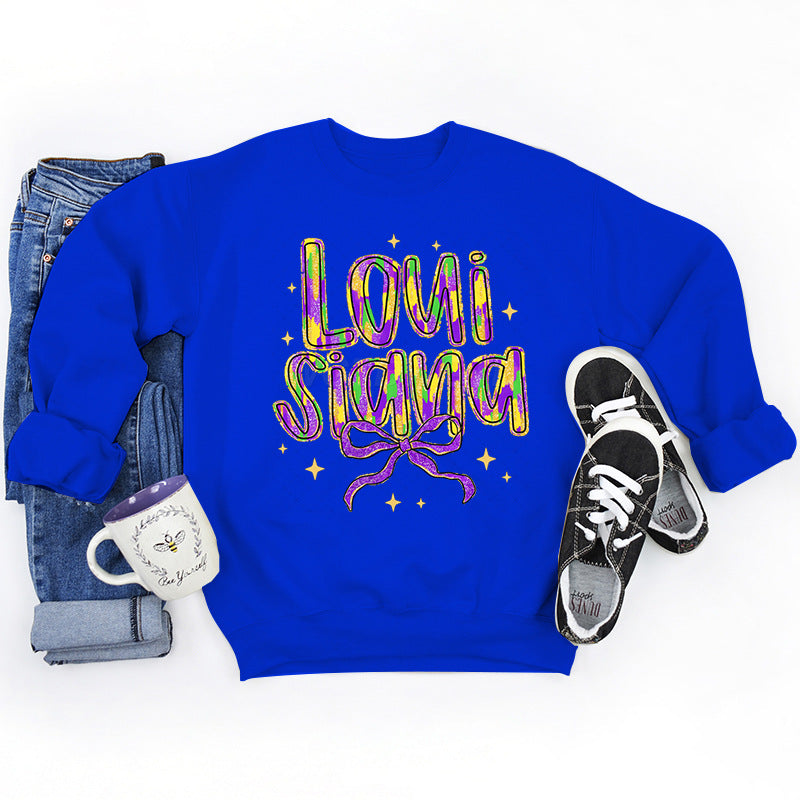 Kvinnors sweatshirt med kreativ text och mjukt innerfoder Mirla-Eva Jonsson