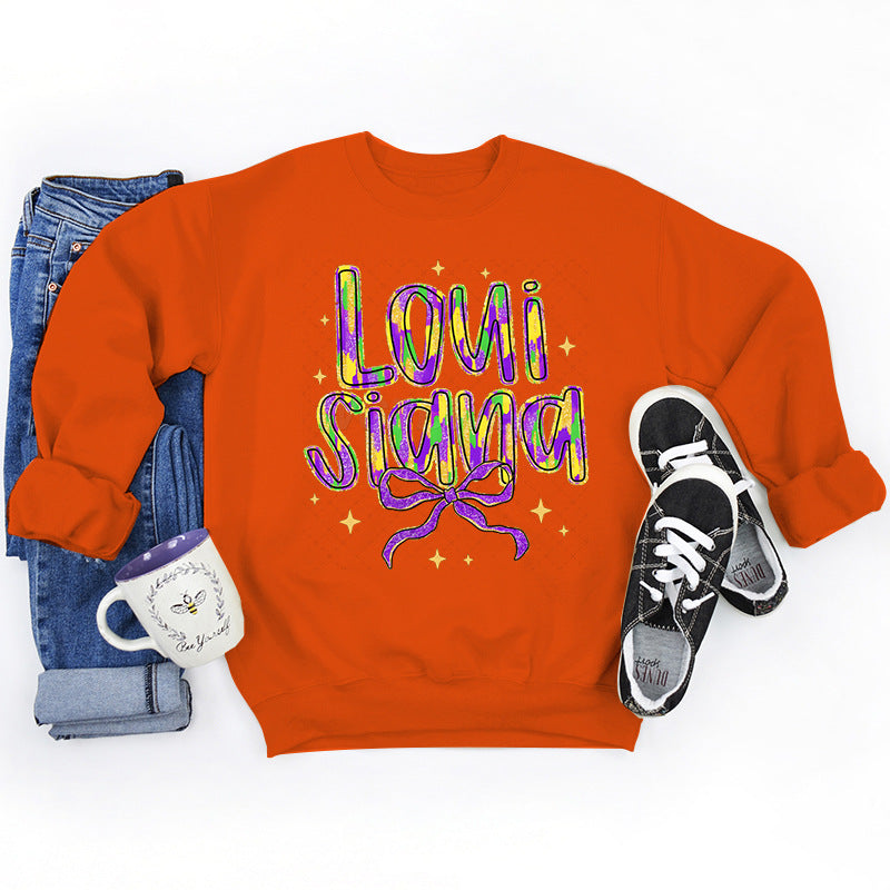 Kvinnors sweatshirt med kreativ text och mjukt innerfoder Mirla-Eva Jonsson