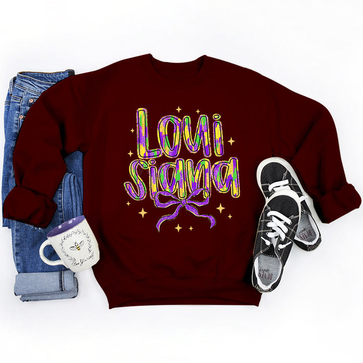 Kvinnors sweatshirt med kreativ text och mjukt innerfoder Mirla-Eva Jonsson