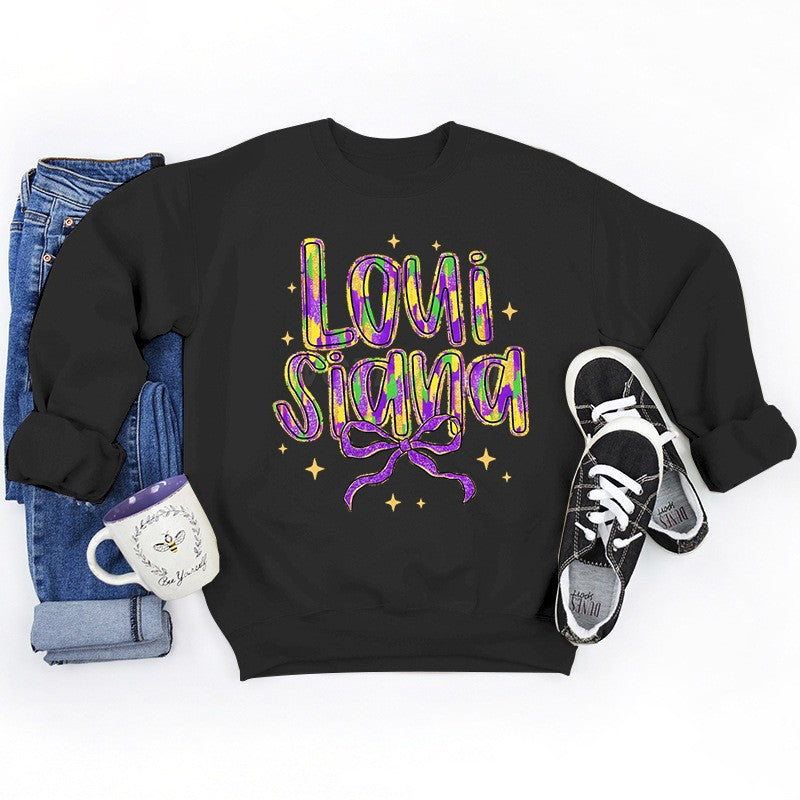 Kvinnors sweatshirt med kreativ text och mjukt innerfoder Mirla-Eva Jonsson