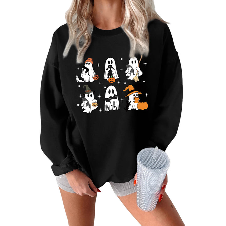 Kvinnors sweatshirt med kreativt skräckmotiv Mirla-Eva Jonsson