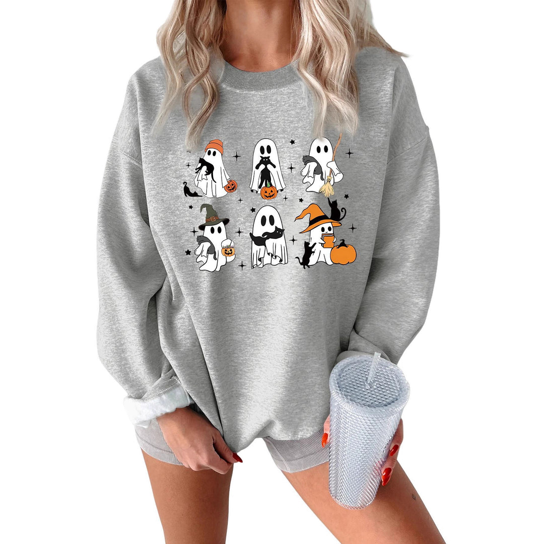 Kvinnors sweatshirt med kreativt skräckmotiv Mirla-Eva Jonsson