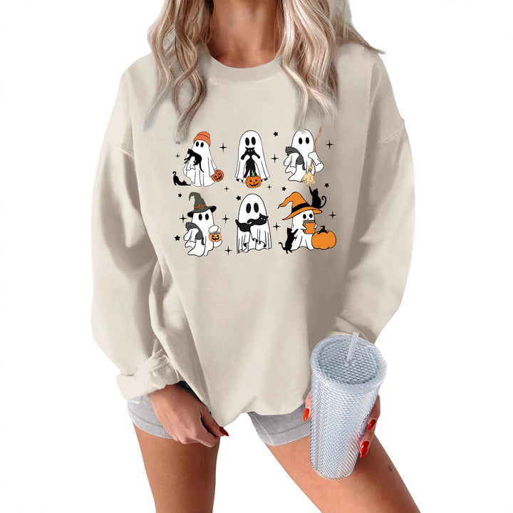 Kvinnors sweatshirt med kreativt skräckmotiv Mirla-Eva Jonsson