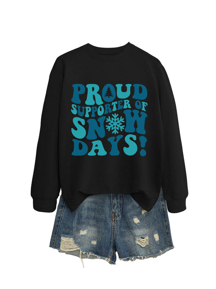 Kvinnors sweatshirt med kreativt tryck och avslappnad passform Mirla-Eva Jonsson
