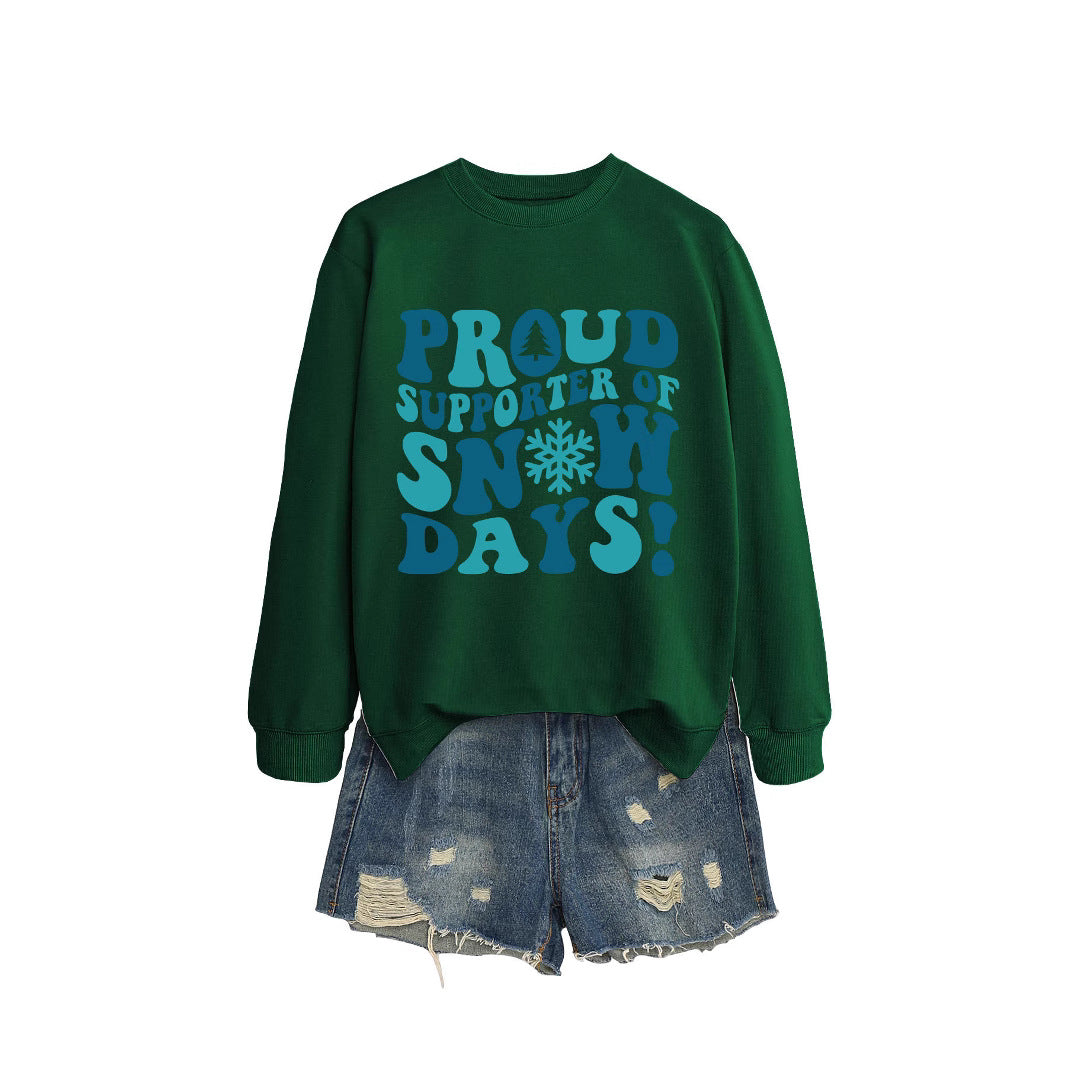 Kvinnors sweatshirt med kreativt tryck och avslappnad passform Mirla-Eva Jonsson