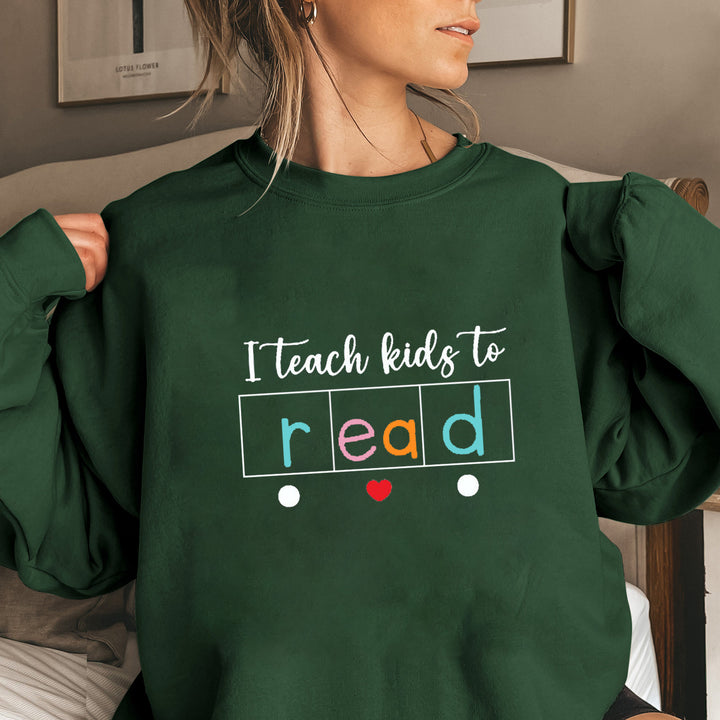 Kvinnors sweatshirt med kreativt undervisningsmotiv Mirla-Eva Jonsson