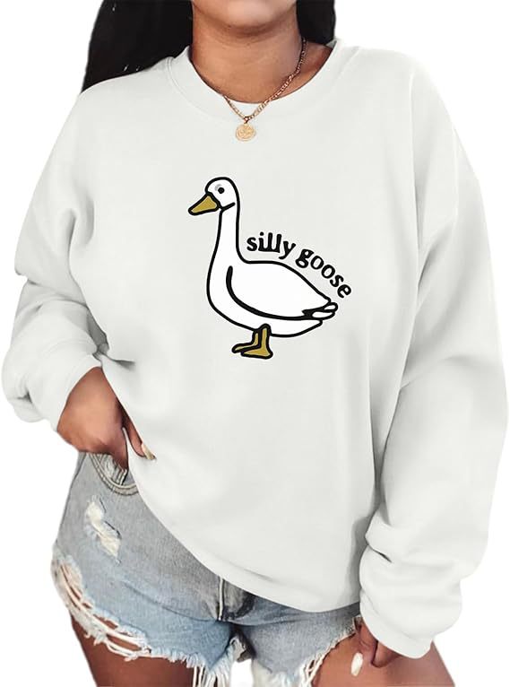 Kvinnors sweatshirt med lekfullt hotmot och avslappnad passform Mirla-Eva Jonsson