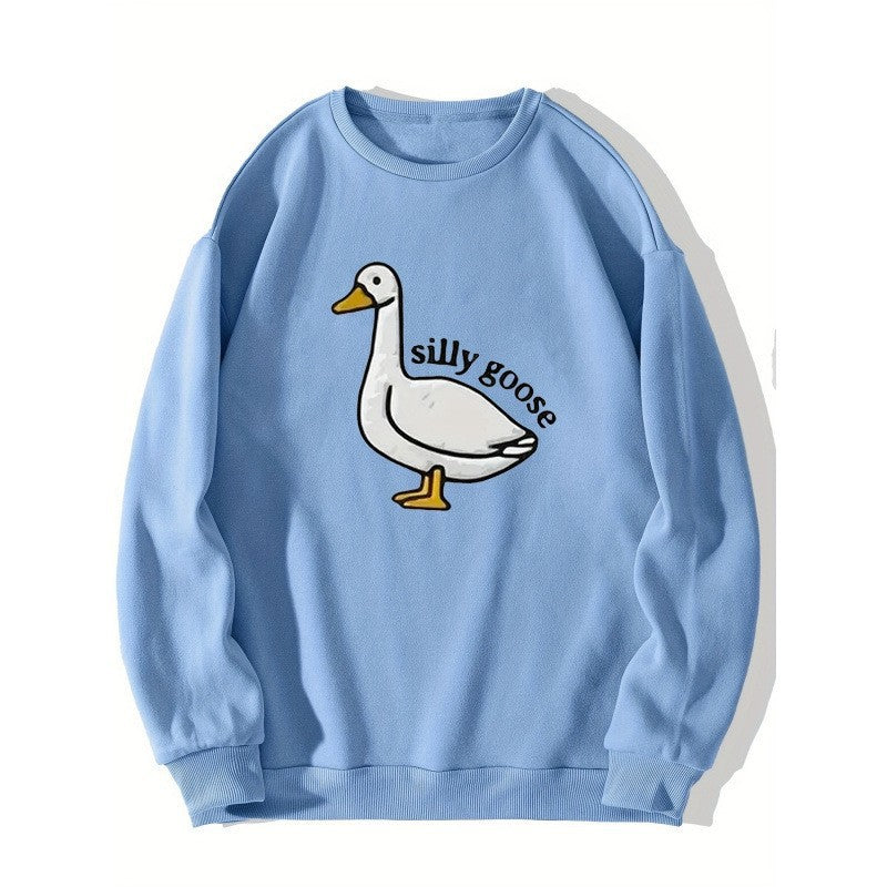 Kvinnors sweatshirt med lekfullt hotmot och avslappnad passform Mirla-Eva Jonsson