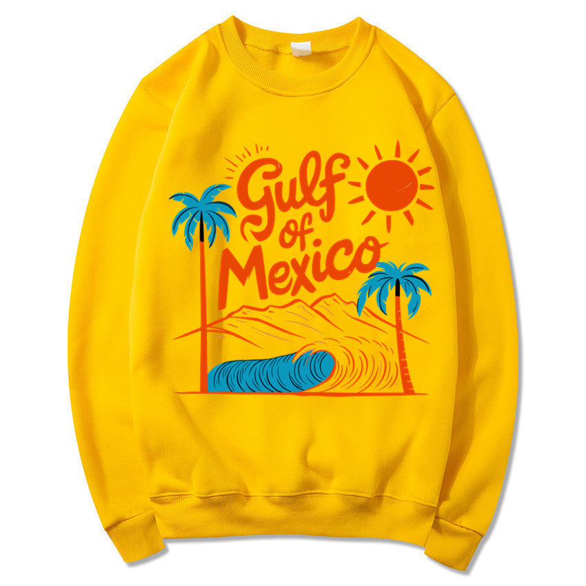 Kvinnors sweatshirt med maritim grafisk design och avslappnad passform Mirla-Eva Jonsson