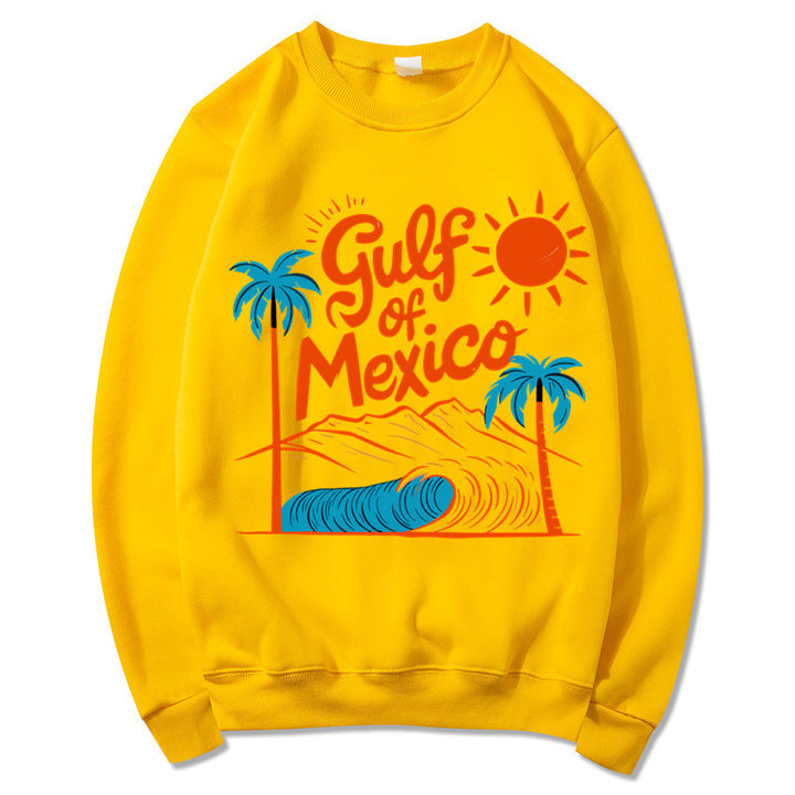 Kvinnors sweatshirt med maritim grafisk design och avslappnad passform Mirla-Eva Jonsson