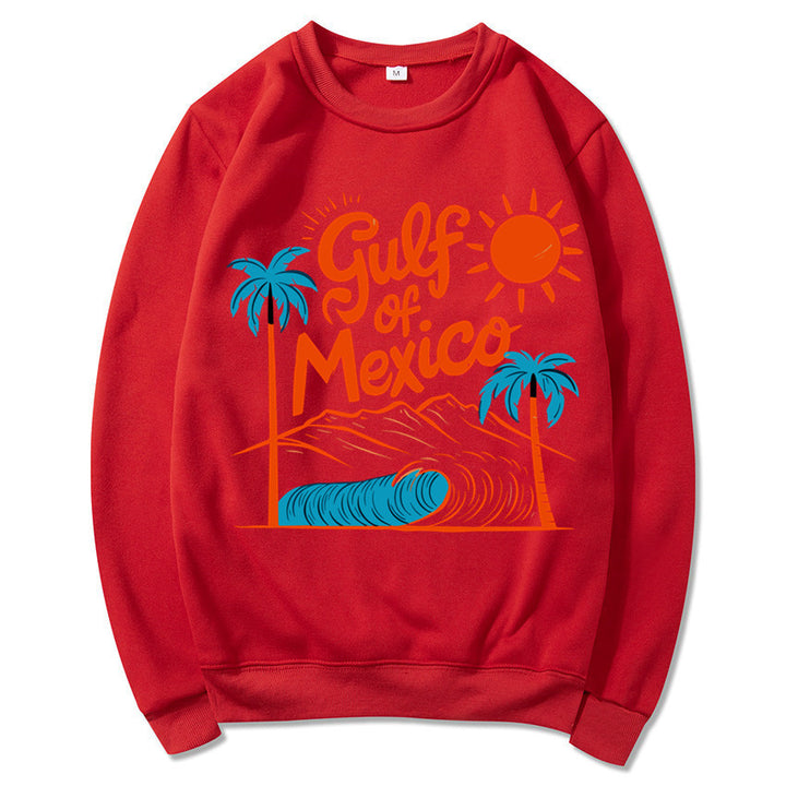 Kvinnors sweatshirt med maritim grafisk design och avslappnad passform Mirla-Eva Jonsson