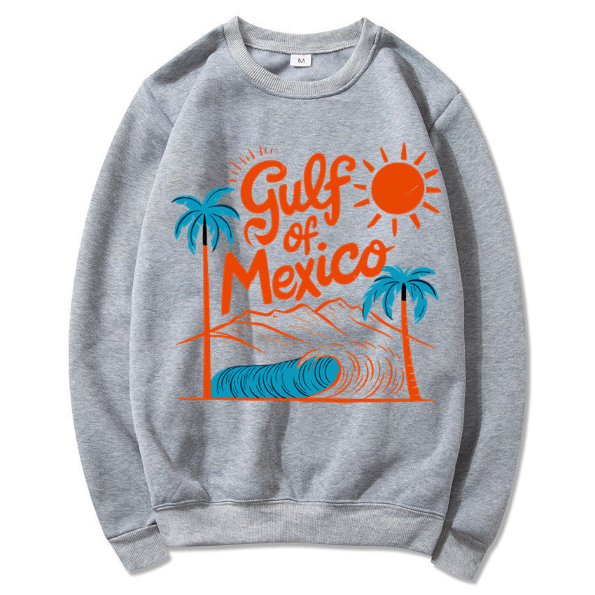 Kvinnors sweatshirt med maritim grafisk design och avslappnad passform Mirla-Eva Jonsson