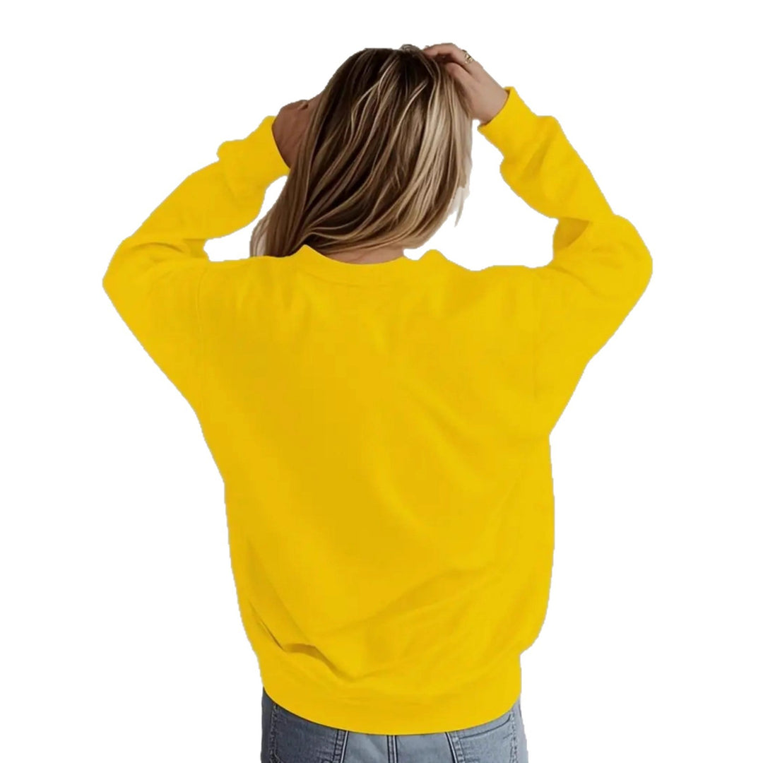 Kvinnors sweatshirt med mjukt foder och festligt vinmotiv Mirla-Eva Jonsson