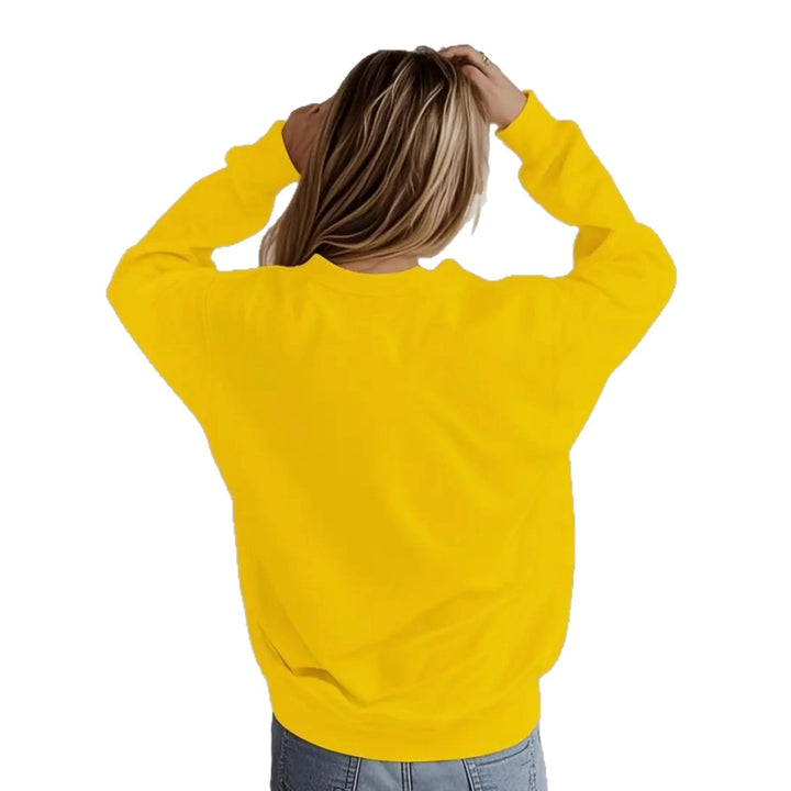 Kvinnors sweatshirt med mjukt foder och festligt vinmotiv Mirla-Eva Jonsson