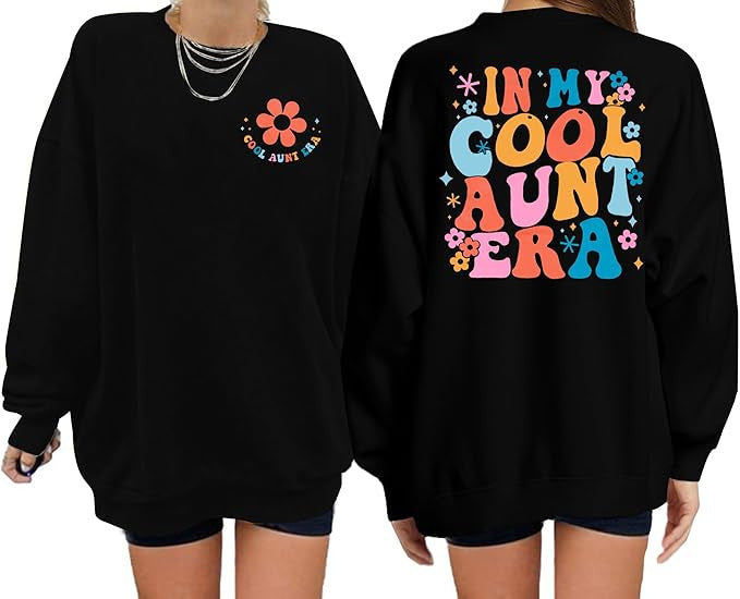 Kvinnors sweatshirt med modern blommönster och avslappnad passform Mirla-Eva Jonsson