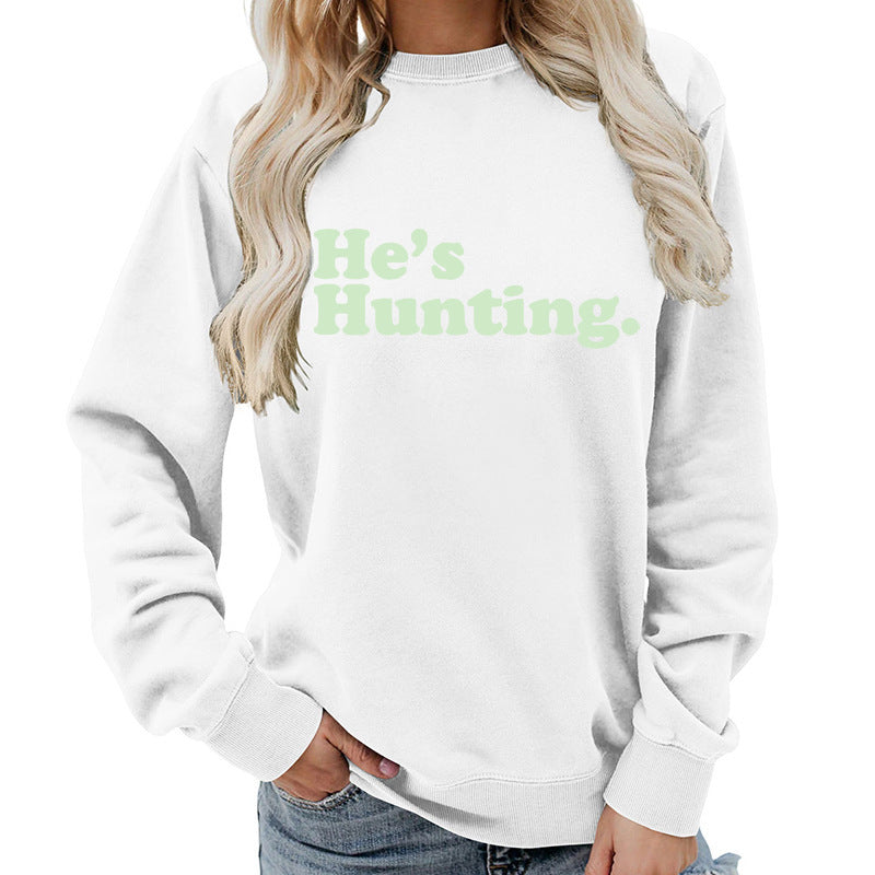 Kvinnors sweatshirt med modern text och avslappnad skärning Mirla-Eva Jonsson