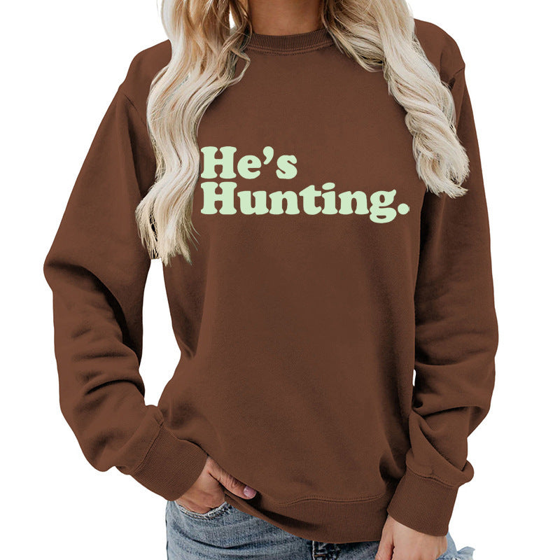 Kvinnors sweatshirt med modern text och avslappnad skärning Mirla-Eva Jonsson