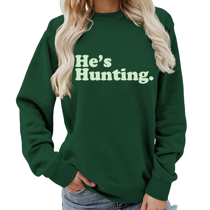 Kvinnors sweatshirt med modern text och avslappnad skärning Mirla-Eva Jonsson