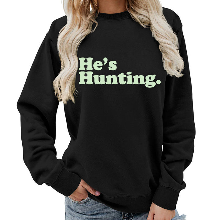 Kvinnors sweatshirt med modern text och avslappnad skärning Mirla-Eva Jonsson