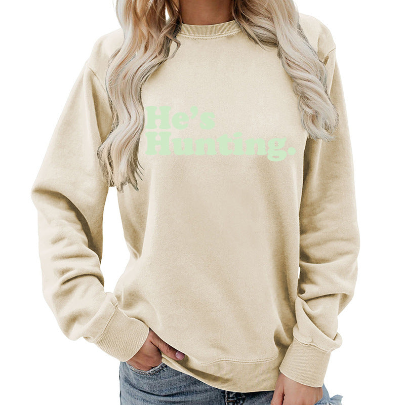 Kvinnors sweatshirt med modern text och avslappnad skärning Mirla-Eva Jonsson