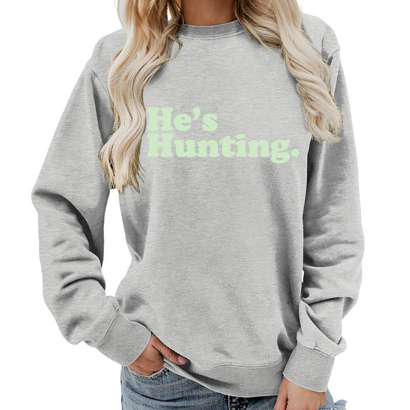 Kvinnors sweatshirt med modern text och avslappnad skärning Mirla-Eva Jonsson