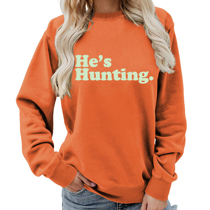 Kvinnors sweatshirt med modern text och avslappnad skärning Mirla-Eva Jonsson