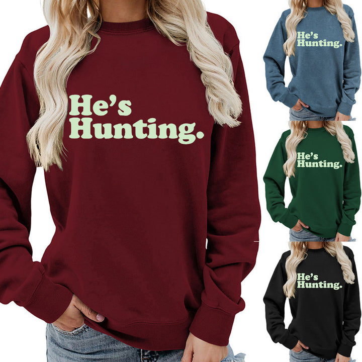 Kvinnors sweatshirt med modern text och avslappnad skärning Mirla-Eva Jonsson