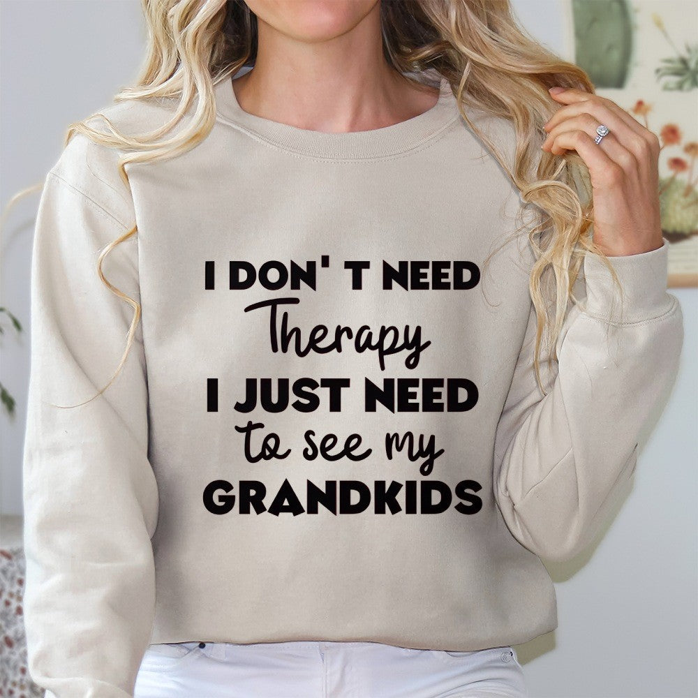 Kvinnors sweatshirt med motivational tryck och bekväm passform Mirla-Eva Jonsson