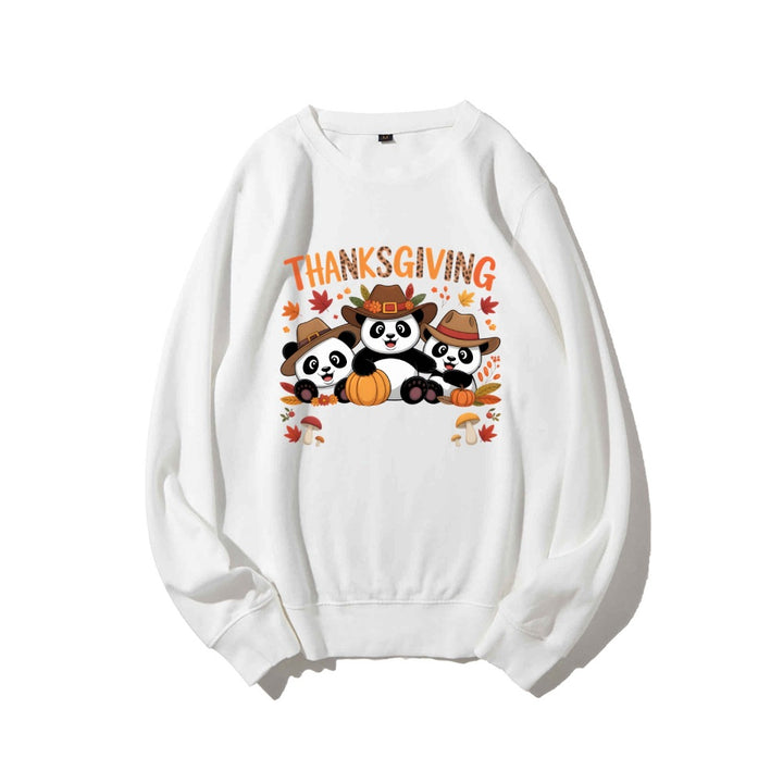 Kvinnors sweatshirt med rolig djurdesign och höstmotiv Mirla-Eva Jonsson
