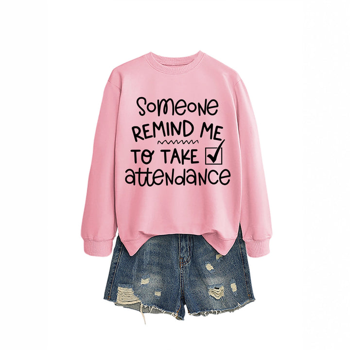 Kvinnors sweatshirt med rolig motiv och inspirerande text Mirla-Eva Jonsson