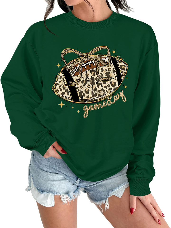 Kvinnors sweatshirt med spännande sportmotiv och avslappnad skärning Mirla-Eva Jonsson
