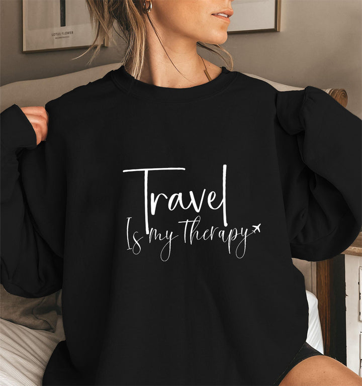 Kvinnors sweatshirt med statementtryck och puffärmar Mirla-Eva Jonsson