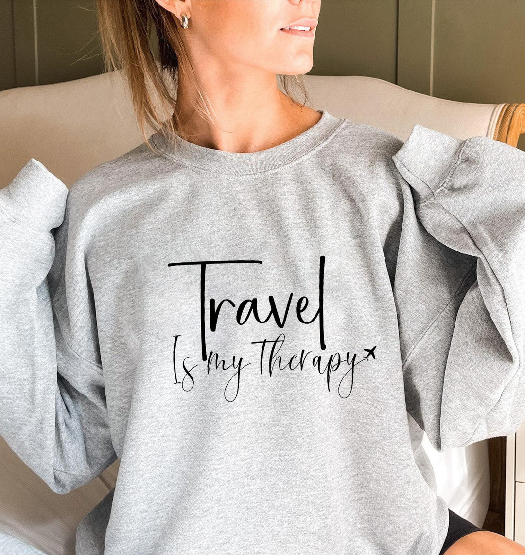 Kvinnors sweatshirt med statementtryck och puffärmar Mirla-Eva Jonsson