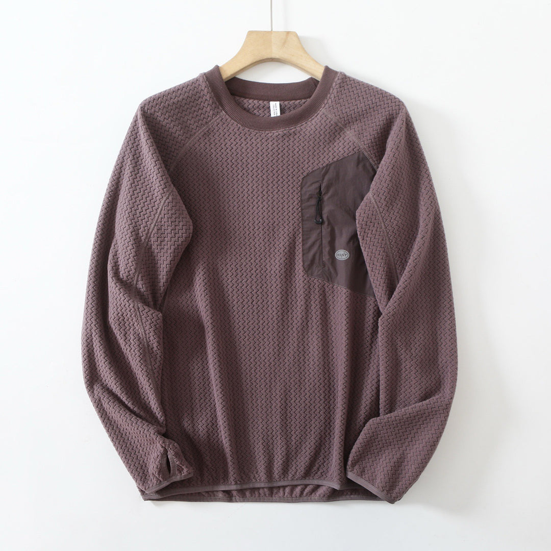 Kvinnors sweatshirt med texturerad design Mirla-Eva Jonsson