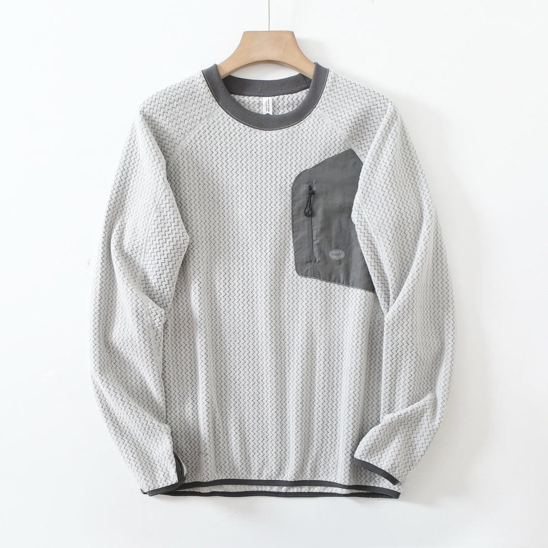 Kvinnors sweatshirt med texturerad design Mirla-Eva Jonsson
