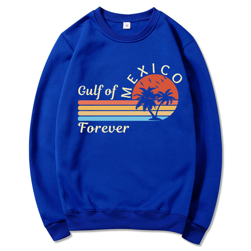 Kvinnors sweatshirt med tropisk grafisk design och modern tryck Mirla-Eva Jonsson