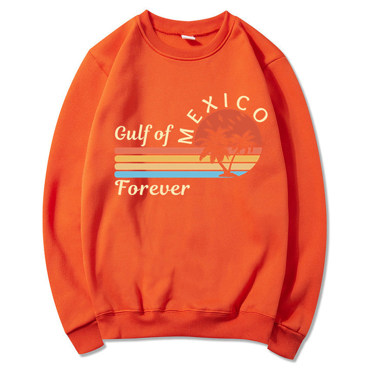 Kvinnors sweatshirt med tropisk grafisk design och modern tryck Mirla-Eva Jonsson