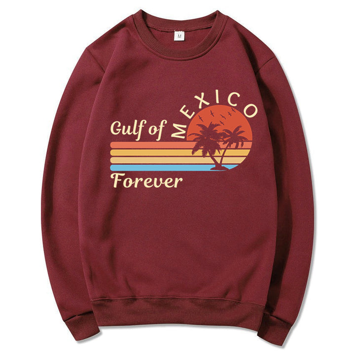 Kvinnors sweatshirt med tropisk grafisk design och modern tryck Mirla-Eva Jonsson