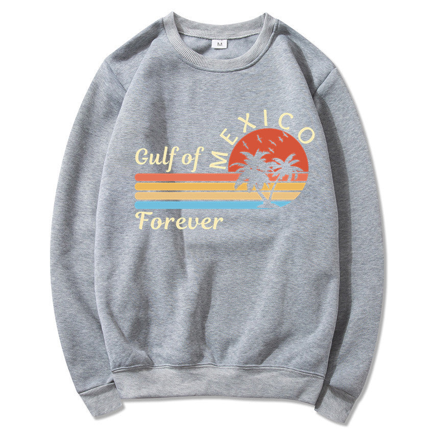 Kvinnors sweatshirt med tropisk grafisk design och modern tryck Mirla-Eva Jonsson